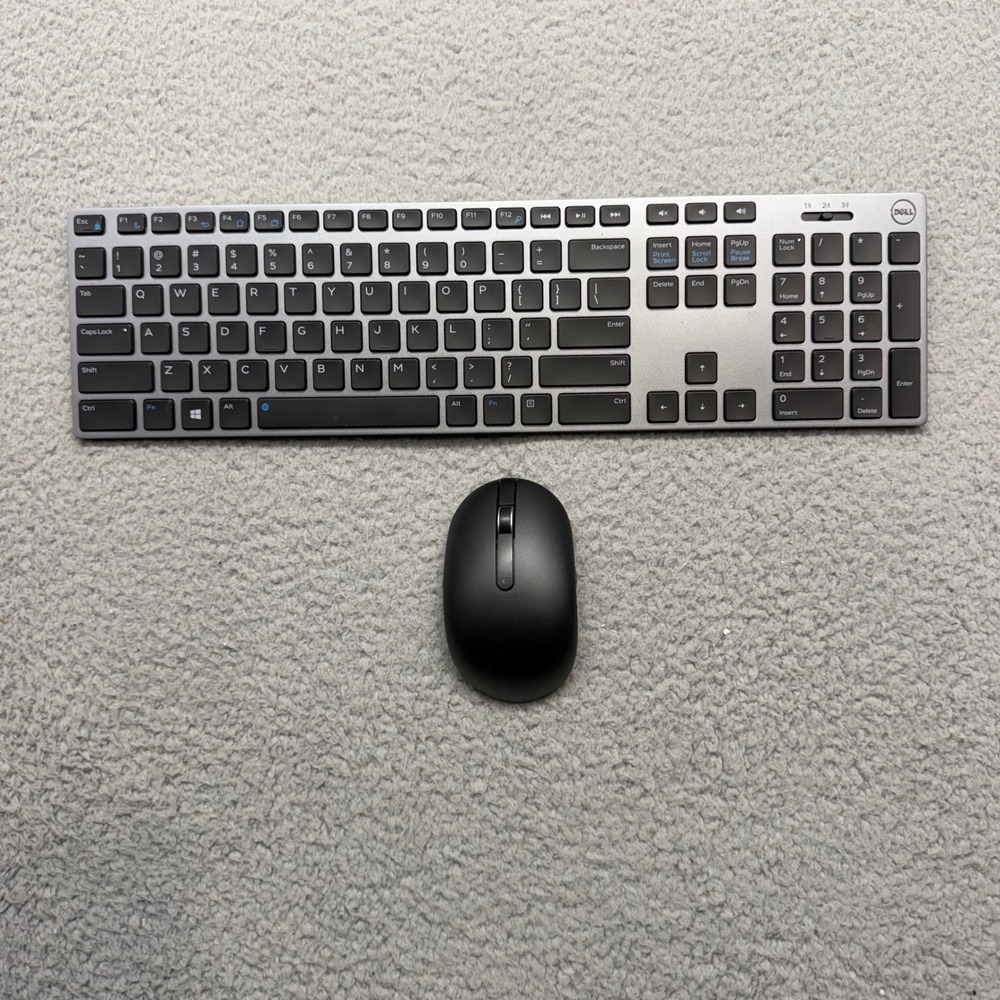 Dell KM717 Premier Bluetooth 2.4GHz Wireless Keyboard WK717 & Mouse WM527 Combo